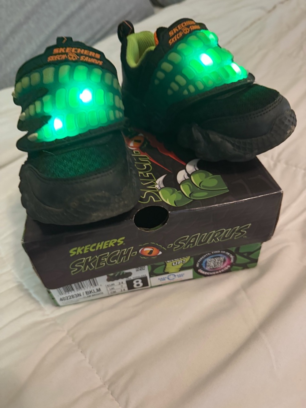 Skechers Kids Light-Up Dino Shoes